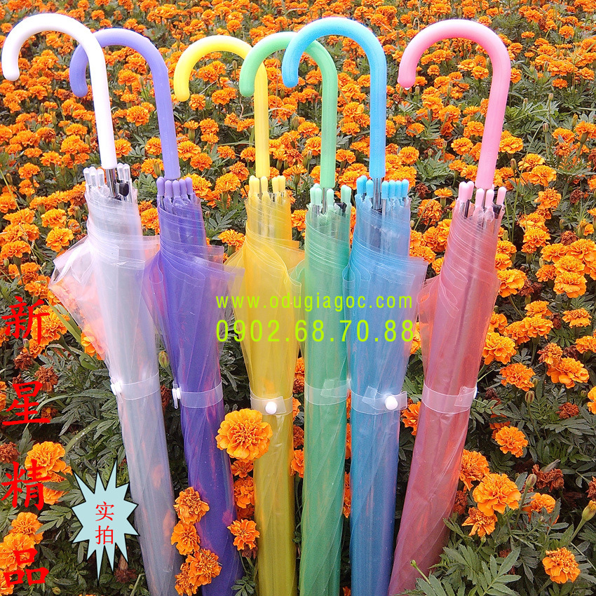 Một số mẫu ô dù cầm tay phổ biến dùng làm quà tặng
